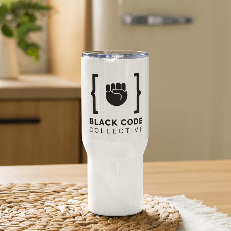BCC Travel mug with a handle — White