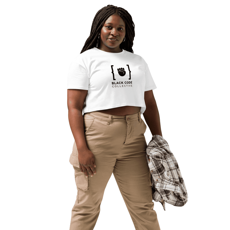 BCC crop top — White